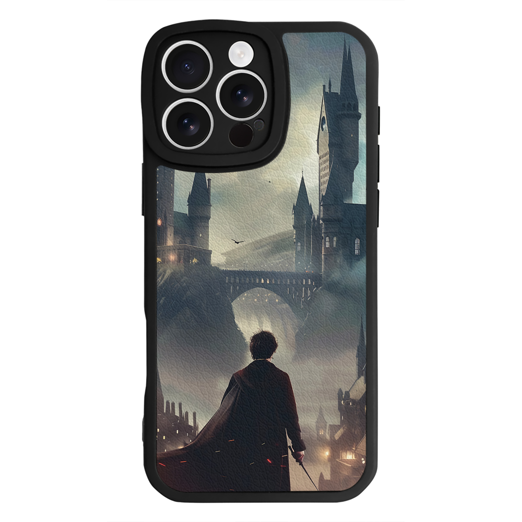（画像用） Harry Potter ハリー・ポッターシリーズ 【iPhone 16シリーズ対応】シリコンスマホケース（レザー調） 材質：シリコン